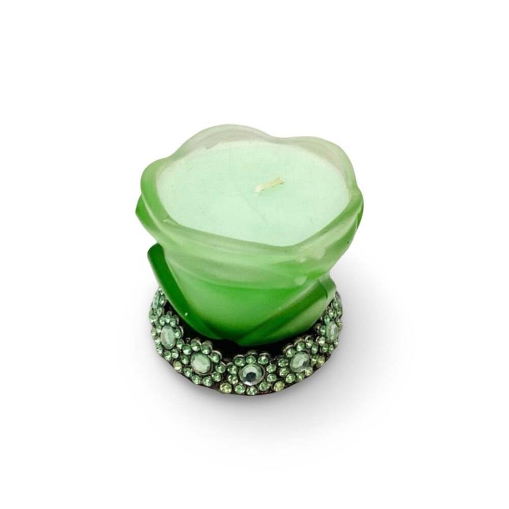 Decorative Candle with Glitter Base